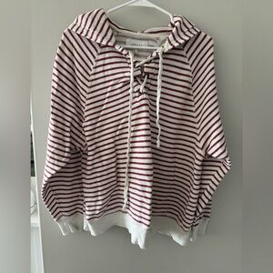 The GREAT. Striped Hoodie